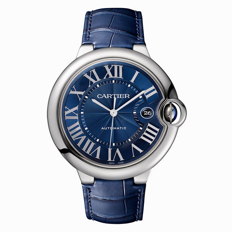 [Cartier] ��쿡 �߷� ���� �� 42mm ���� ���̾� �����ƽ ���� ��Ʈ�� �ð� W69012Z4
