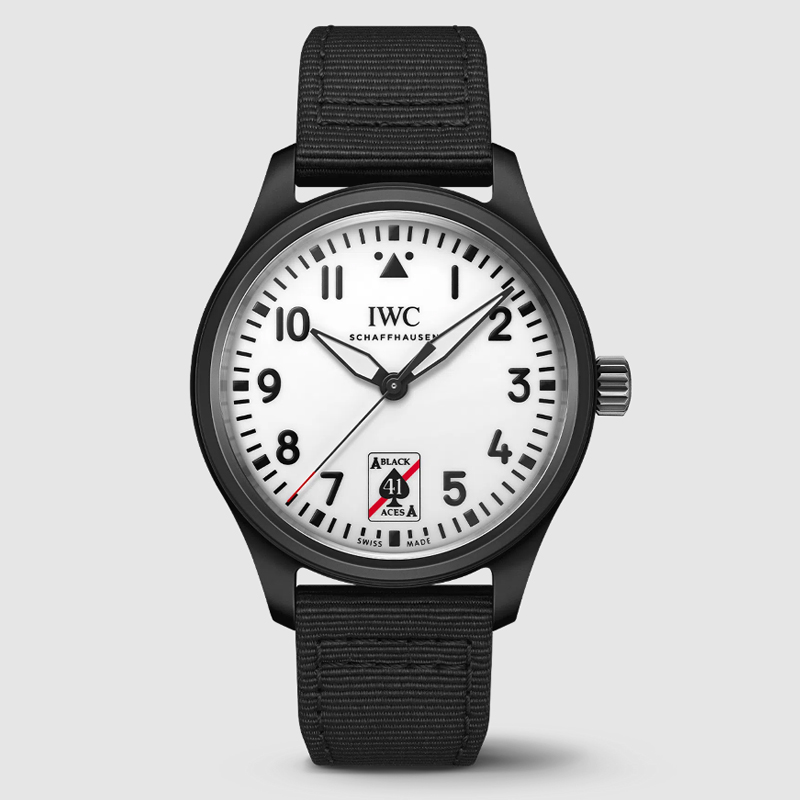 IWC ���Ϸ���ġ ���� ���̽� 41mm ȭ��Ʈ ���̾� �����ƽ ���� �ؽ�Ÿ�� ��Ʈ�� �ð� IW326905
