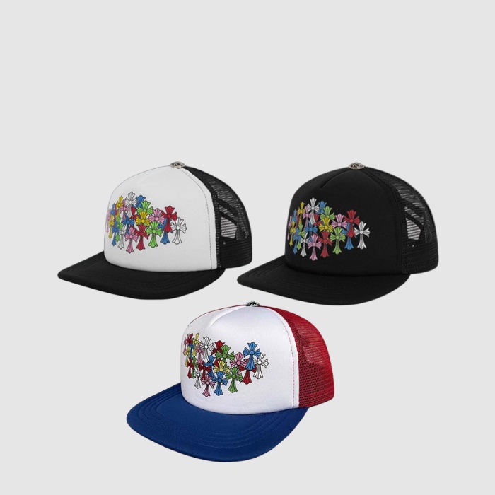 CHROME HEARTS [ChromeHearts] ũ������ ��Ƽ �÷� ũ�ν� �޽� Ʈ��Ŀ�� (3color) 25100931