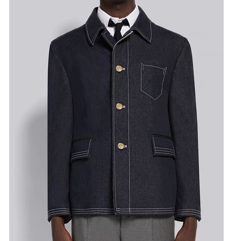 [Thom Browne] ����� ��Ʈ��Ʈ ��Ƽġ ���� ���� MJU555AF0164