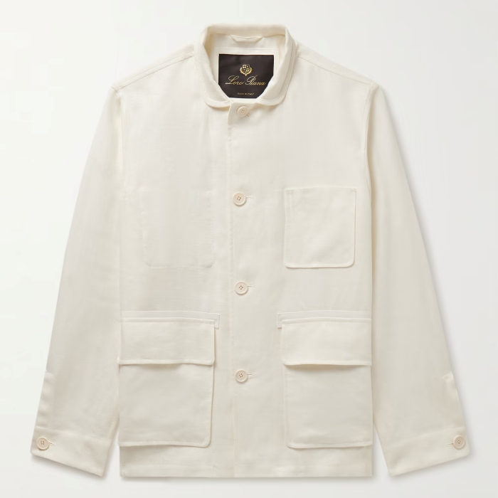 [Loro Piana] �η��ǾƳ� Spagna Herringbone Linen Jacket 26041434