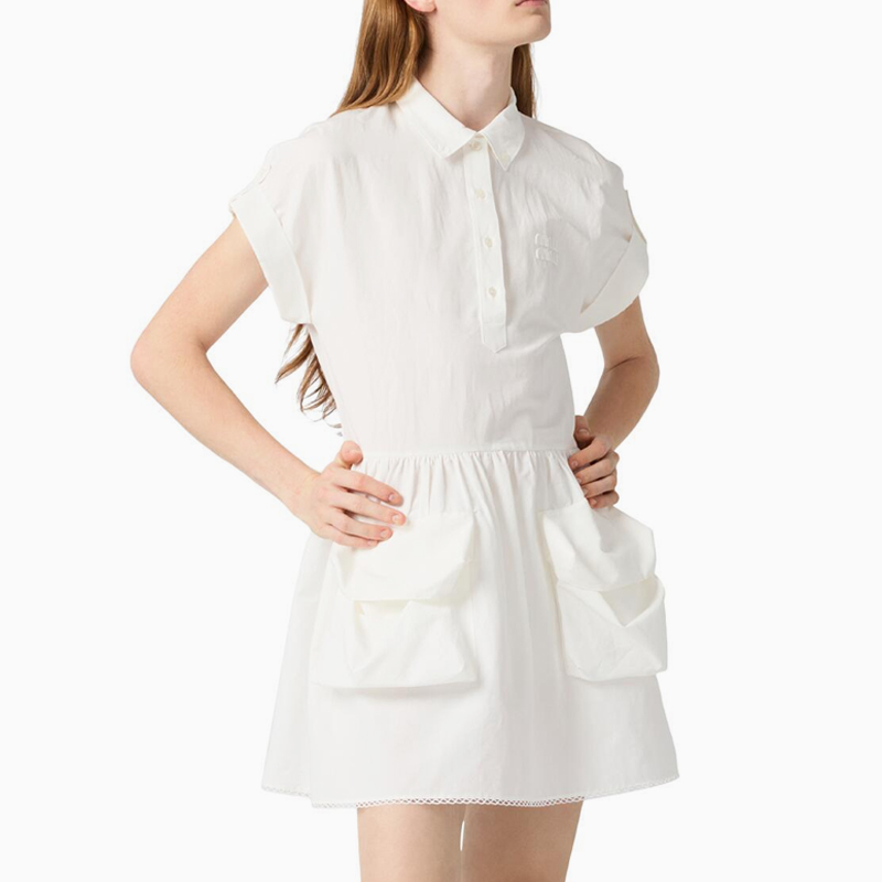 MIU MIU [Miumiu] �̿�̿� ������ ���ø� �巹�� MF6142_163M_F0009_S_OOO