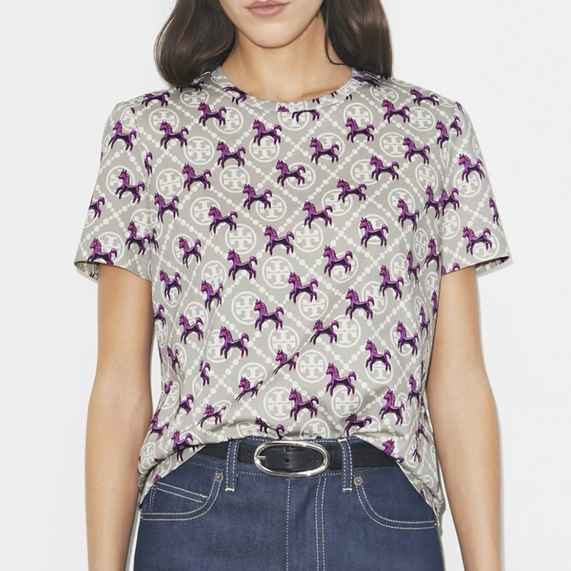 [Tory Burch] �丮��ġ ����Ÿ ���� T ���׷� Ƽ���� TB6140LT2U