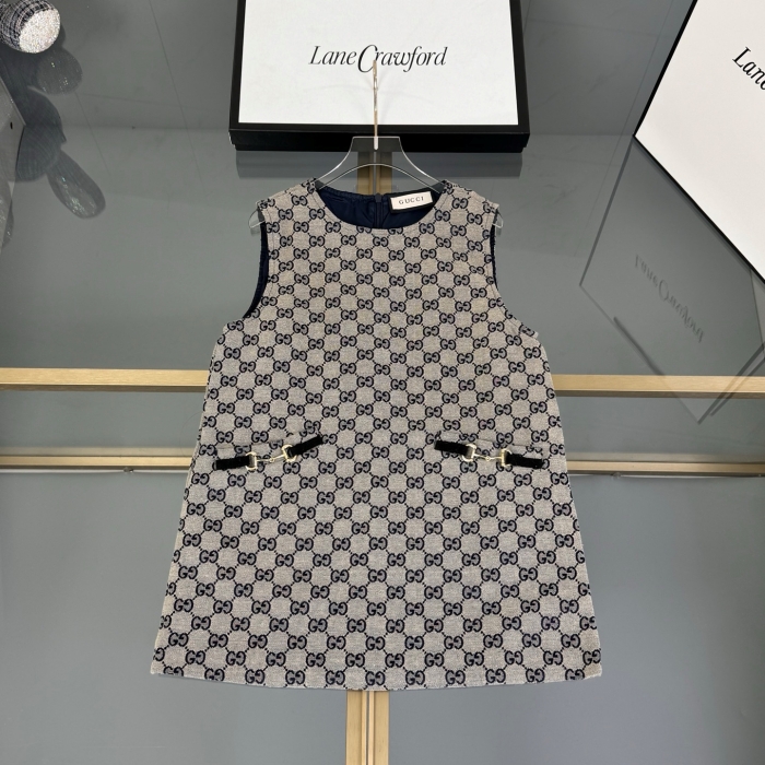 [Gucci] ���� Children's GG canvas dress 828472