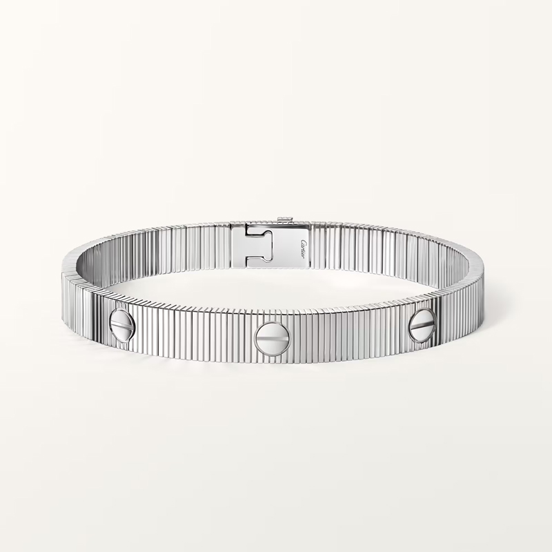 [Cartier] ��쿡 LOVE �𸮹�Ƽ�� �극�̽��� �÷��ú� ��� 18Size