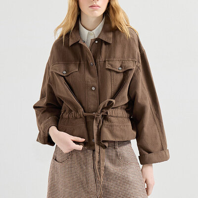 [BRUNELLO CUCINELLI] ���ڷ� ��ġ�ڸ� ���ڷ� ��ġ�ڸ� ��ҷ� ��� ����Ʈ ���� ��ư ���� Ŀ�� ũ�� ������ / ��Ŷ 262ML9967473PC9812 