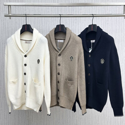 [BRUNELLO CUCINELLI] ���ڷ� ��ġ�ڸ� �ַθ޿� ũ����Ʈ �� Į�� �ױ۸��� �� ����� M29209406