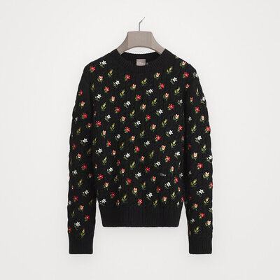 [DIOR] ��� Sweater with Floral Embroidery 683M693A0034