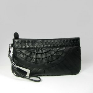 Bottega Veneta Nappa Clutch Black [87626] 