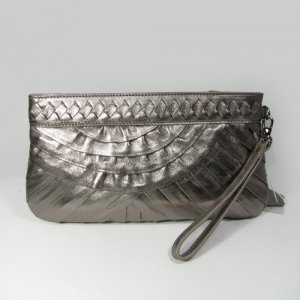 Bottega Veneta Nappa Clutch grey [87626] 