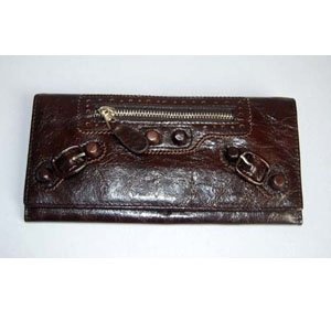 Balenciaga Wallet 09002 dark Brown