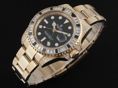 Rolex GMT Master II Diamond Bezel-01
