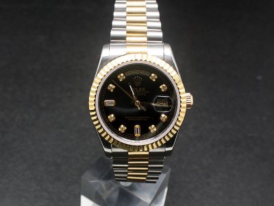�η��� DAY-DATE ���̽��� ������� TWOTONE 14K �޺� NEW Version ������