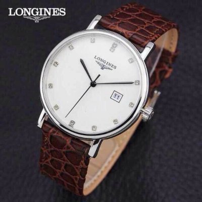 LONGINES (custom�� ������ Swiss eta Automatic Movment,Sapphire Glass,Italy Leather Band)