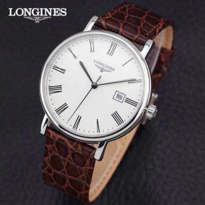 LONGINES (custom�� ������ Swiss eta Automatic Movment,Sapphire Glass,Italy Leather Band)