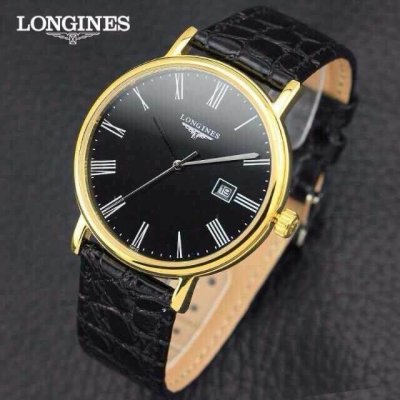 LONGINES (custom�� ������ Swiss eta Automatic Movment,Sapphire Glass,Italy Leather Band)