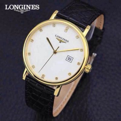 LONGINES (custom�� ������ Swiss eta Automatic Movment,Sapphire Glass,Italy Leather Band)