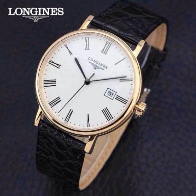 LONGINES (custom�� ������ Swiss eta Automatic Movment,Sapphire Glass,Italy Leather Band)