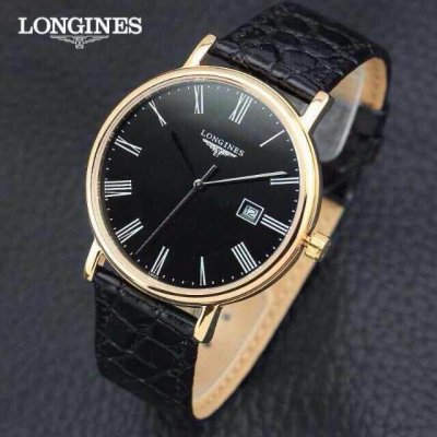 LONGINES (custom�� ������ Swiss eta Automatic Movment,Sapphire Glass,Italy Leather Band)