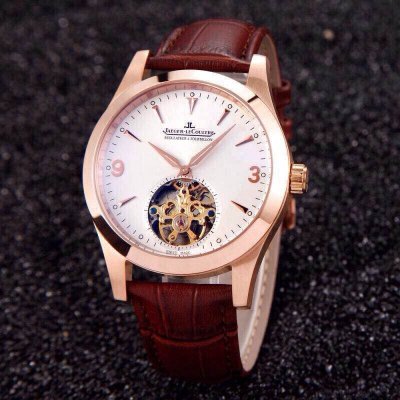 JAEGER LECOULTRE (custom�� ������ Swiss eta Automatic Movment,Sapphire Glass,Italy Leather Band)