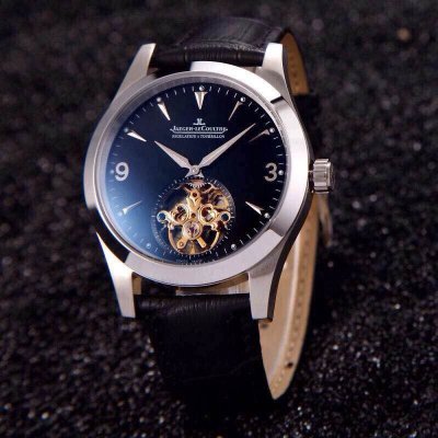 JAEGER LECOULTRE (custom�� ������ Swiss eta Automatic Movment,Sapphire Glass,Italy Leather Band)
