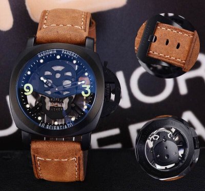 PANERAI (custom�� ������ Swiss eta Automatic Movment,Sapphire Glass,Italy Leather Band)