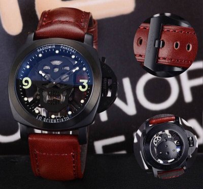 PANERAI (custom�� ������ Swiss eta Automatic Movment,Sapphire Glass,Italy Leather Band)