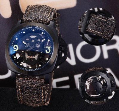 PANERAI (custom�� ������ Swiss eta Automatic Movment,Sapphire Glass,Italy Leather Band)