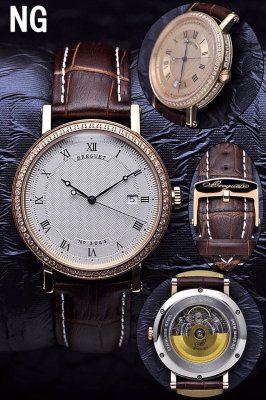 BREGUET(custom�� ������ Swiss eta Automatic Movment,Sapphire Glass,Italy Leather Band)