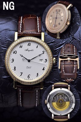 BREGUET(custom�� ������ Swiss eta Automatic Movment,Sapphire Glass,Italy Leather Band)