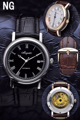 BREGUET(custom�� ������ Swiss eta Automatic Movment,Sapphire Glass,Italy Leather Band)