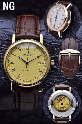 BREGUET(custom�� ������ Swiss eta Automatic Movment,Sapphire Glass,Italy Leather Band)