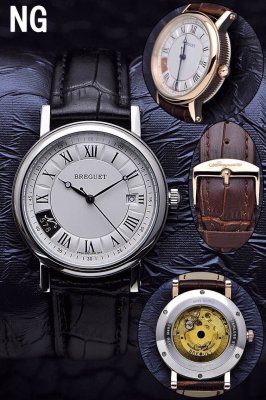 BREGUET(custom�� ������ Swiss eta Automatic Movment,Sapphire Glass,Italy Leather Band)