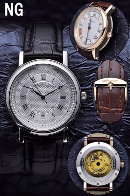 BREGUET(custom�� ������ Swiss eta Automatic Movment,Sapphire Glass,Italy Leather Band)