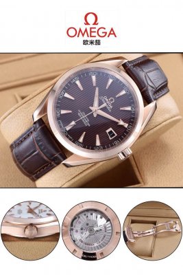 OMEGA(custom�� ������ Swiss eta Automatic Movment,Sapphire Glass,Italy Leather Band)