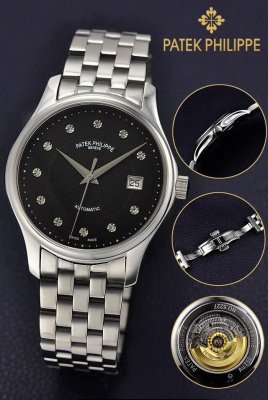 PATEK PHILIPPE(custom�� ������ Swiss eta Automatic Movment,Sapphire Glass,Italy Leather Band)