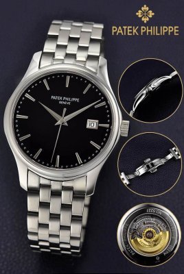 PATEK PHILIPPE (custom�� ������ Swiss eta Automatic Movment,Sapphire Glass,Stainless Steel Band)