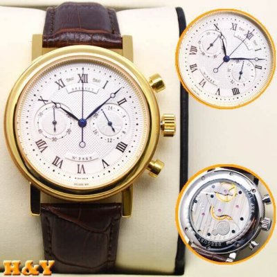 BREGUET(custom�� ������ Swiss eta Automatic Movment,Sapphire Glass,Italy Leather Band)