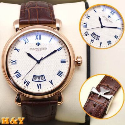 VACHERON CONSTANTIN VACHERONCONSTANTIN(custom�� ������ Swiss eta Automatic Movment,Sapphire Glass,Italy Leather Band)