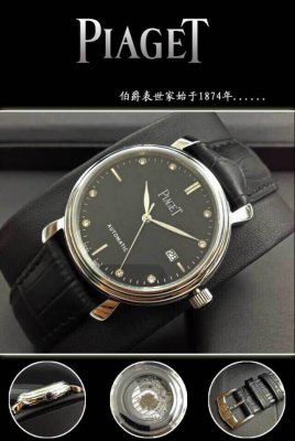 PIAGET (custom�� ������ Swiss eta Automatic Movment,Sapphire Glass,Italy Leather Band)