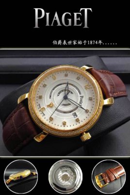 PIAGET (custom�� ������ Swiss eta Automatic Movment,Sapphire Glass,Italy Leather Band)