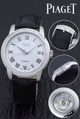 PIAGET (custom�� ������ Swiss eta Automatic Movment,Sapphire Glass,Italy Leather Band)