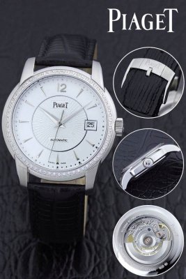 PIAGET (custom�� ������ Swiss eta Automatic Movment,Sapphire Glass,Italy Leather Band)