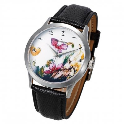 JAEGER LECOULTRE (custom�� ������ Swiss eta Automatic Movment,Sapphire Glass,Italy Leather Band)