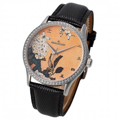 JAEGER LECOULTRE (custom�� ������ Swiss eta Automatic Movment,Sapphire Glass,Italy Leather Band)