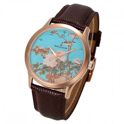 JAEGER LECOULTRE (custom�� ������ Swiss eta Automatic Movment,Sapphire Glass,Italy Leather Band)