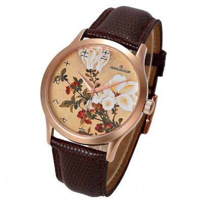 JAEGER LECOULTRE (custom�� ������ Swiss eta Automatic Movment,Sapphire Glass,Italy Leather Band)