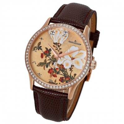 JAEGER LECOULTRE (custom�� ������ Swiss eta Automatic Movment,Sapphire Glass,Italy Leather Band)