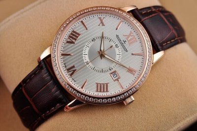 JAEGER LECOULTRE (custom�� ������ Swiss eta Automatic Movment,Sapphire Glass,Italy Leather Band)