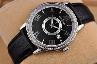 JAEGER LECOULTRE (custom�� ������ Swiss eta Automatic Movment,Sapphire Glass,Italy Leather Band)